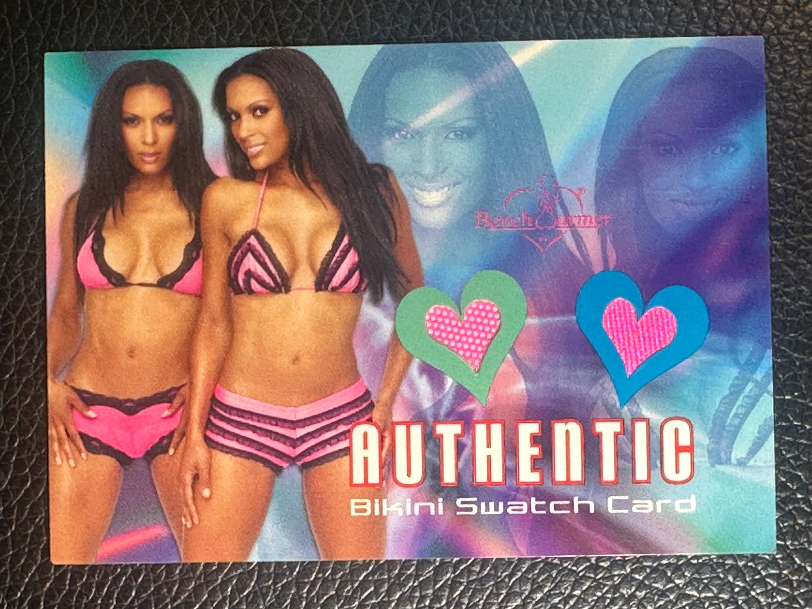 2003 Bench Warmer Bikini Swatch Card Tenison Twins Wardrobe