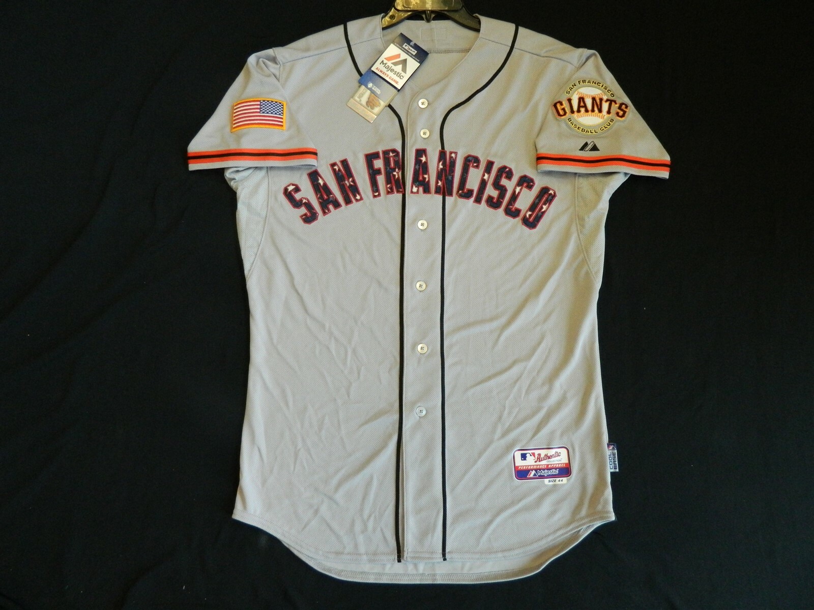 GIANTS ホワイト ユニフォーム Majestic 25 Majestic San Francisco Giants #25 Authentic Cool Base