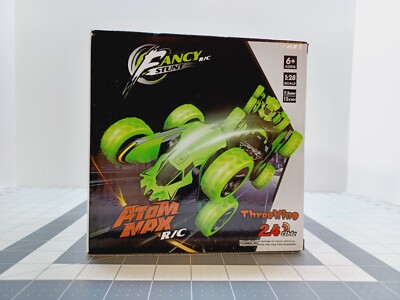 Atom Max Fancy Stunt R/C Car 2.4 GHz  1:28 Scale with Remote Control - Threeking