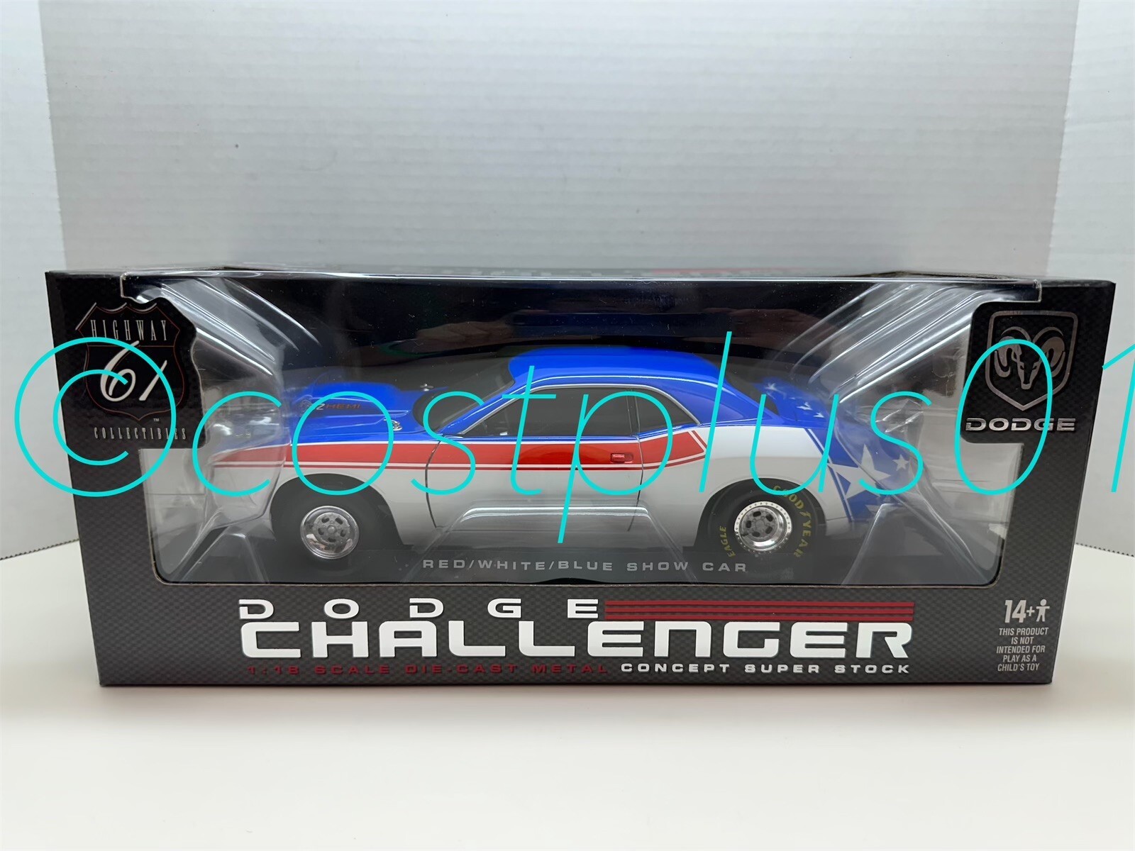 ミニカー Dodge Challenger Super Stock 1/18 HIGHWAY 61 DODGE CHALLENGER CONCEPT SUPER STOCK 1:18 WHITE