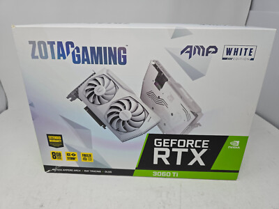ZOTAC GAMING GeForce RTX 3060 Ti AMP White Edition LHR 8GB GDDR6 Graphics Card