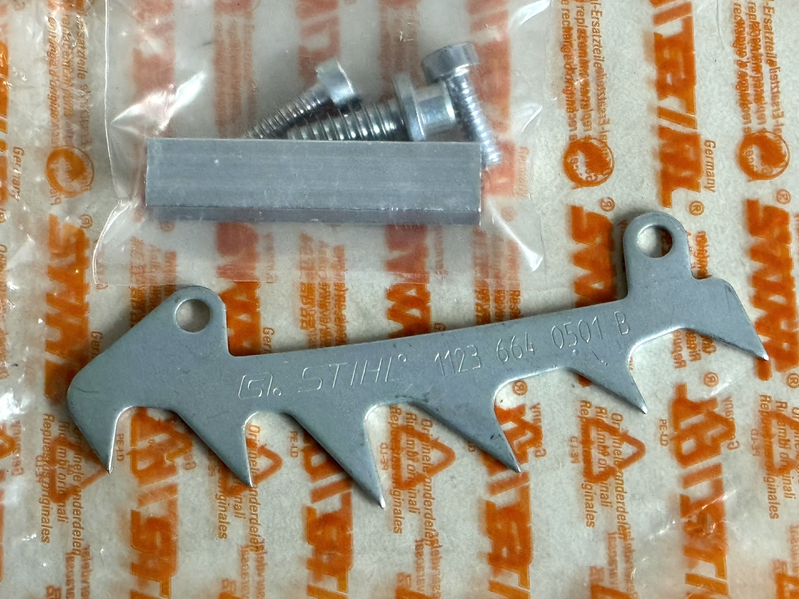 STIHL OEM QUICK TENSIONER KIT 1123 007 1008 FOR MS170 MS180 C-B C-BE AND MORE - Picture 7 of 8