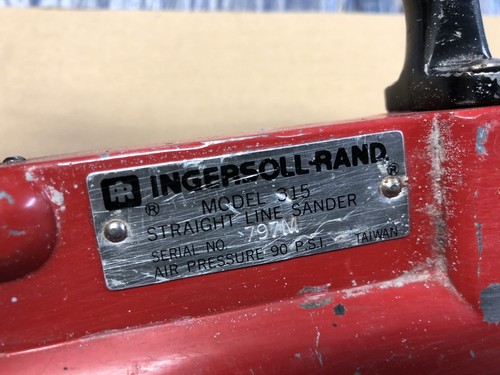 Ingersoll Rand Straight Line Air Sander - Model 315