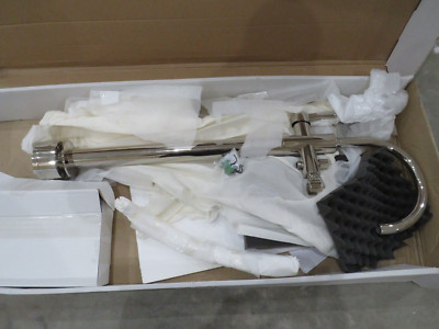 THG Paris G7E-B01-6508S Dean Nickel Polished Free Standing Single Lever Mixer
