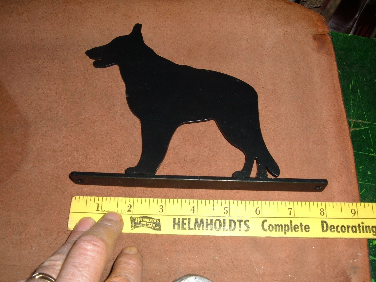 powder coated dog  Mailbox Topper / silhouette  - 8