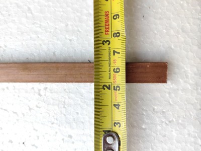 1//4/" x 2/" C110 COPPER BAR 14/" long Solid Flat Mill Bus Bar Stock H02