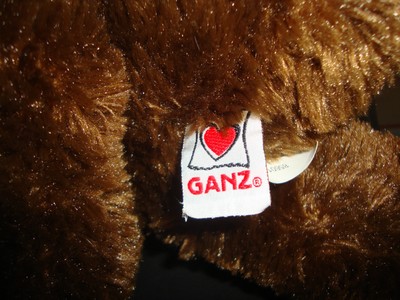 Ganz Brown Chocolate Fondue Teddy Plush Stuffed Animal Beans 15