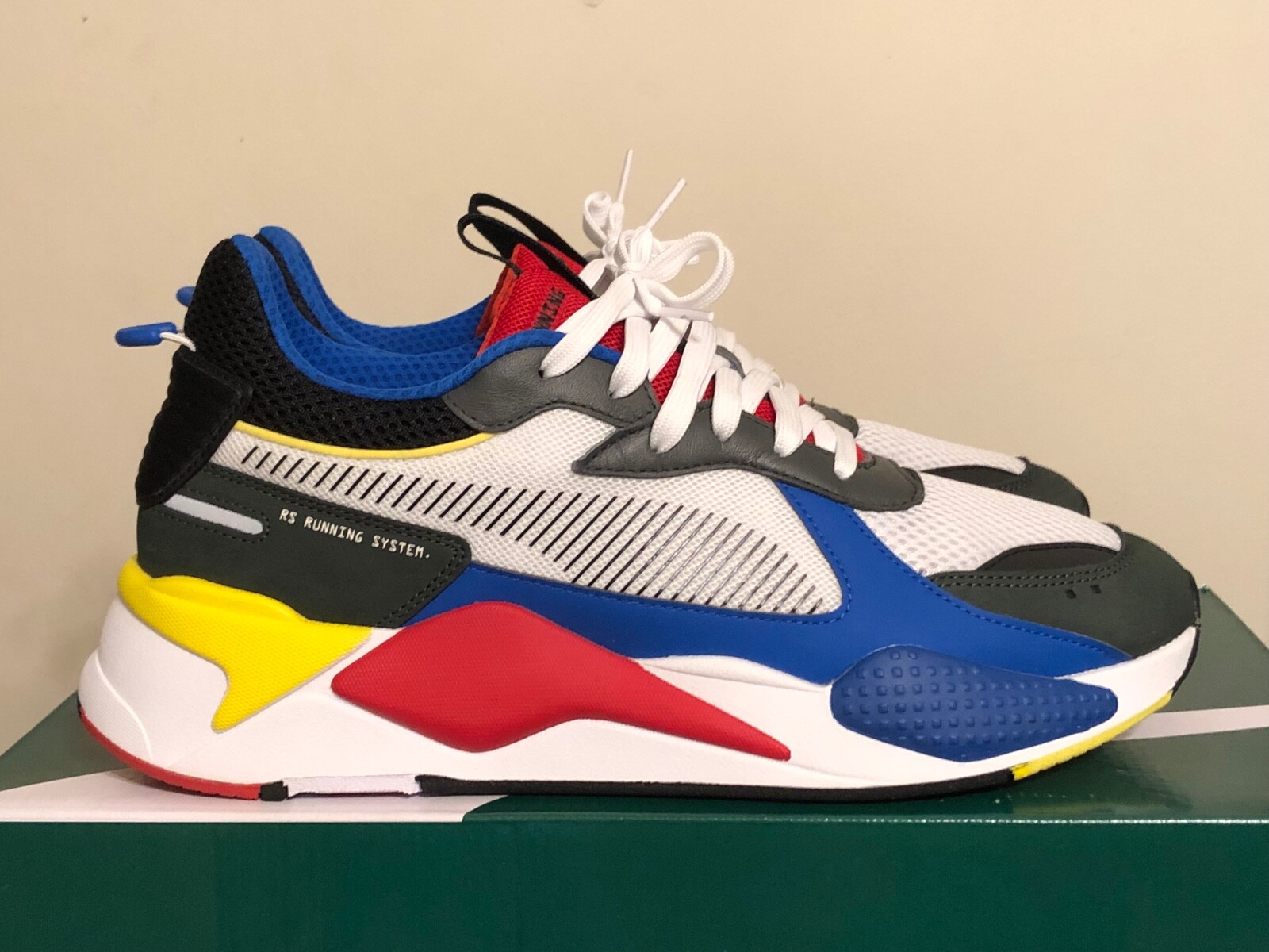 puma red blue yellow