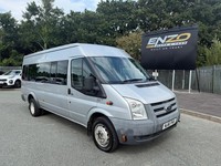 2011 11 REG FORD TRANSIT T430 2.4 TDCi RWD DURATORQ 17 SEAT MINIBUS SILVER LWB