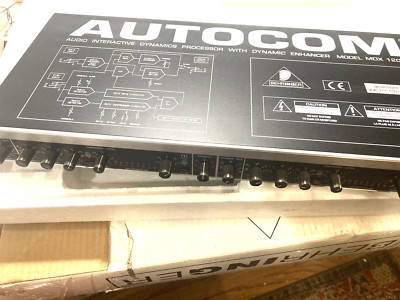 Behringer AUTOCOM MDX1200 Audio Dynamics Processor Compressor Gate W/ Power Cord