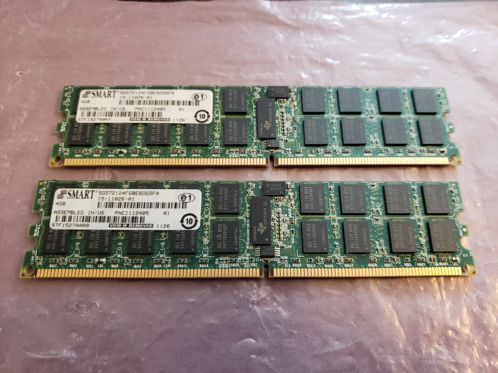 Smart 8GB (2x4GB) 2Rx8 PC2-5300 DDR2 667MHz  Ram Memory