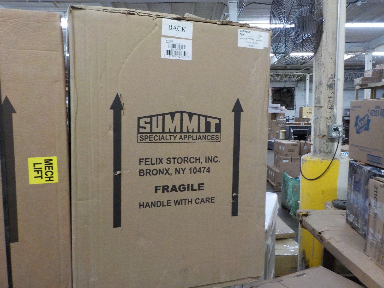 Summit FF61SSHH Refrigerator, Stainless Steel