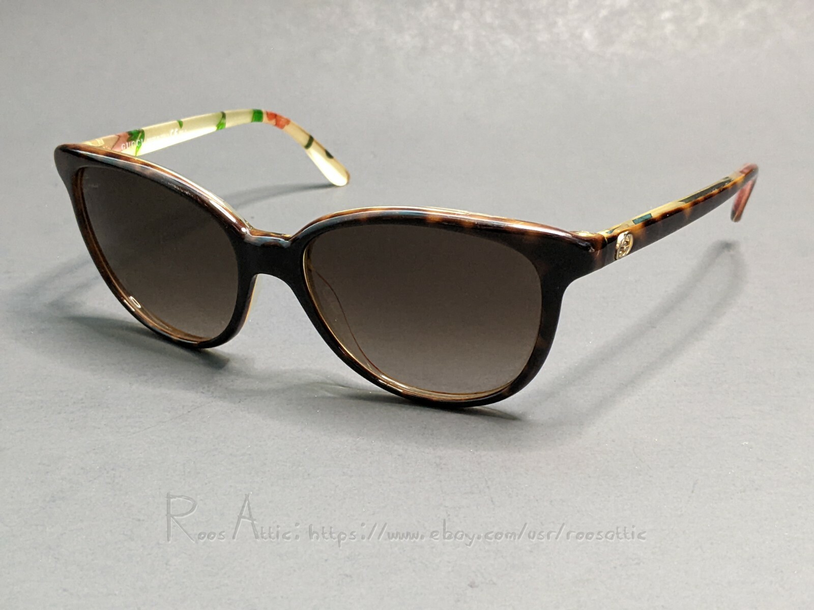 Gucci GG 3633 N/S Z99HA Sunglasses: Floral Frame / Brown Gucci GG 3633 N/S Z99HA Sunglasses: Floral Frame / Brown