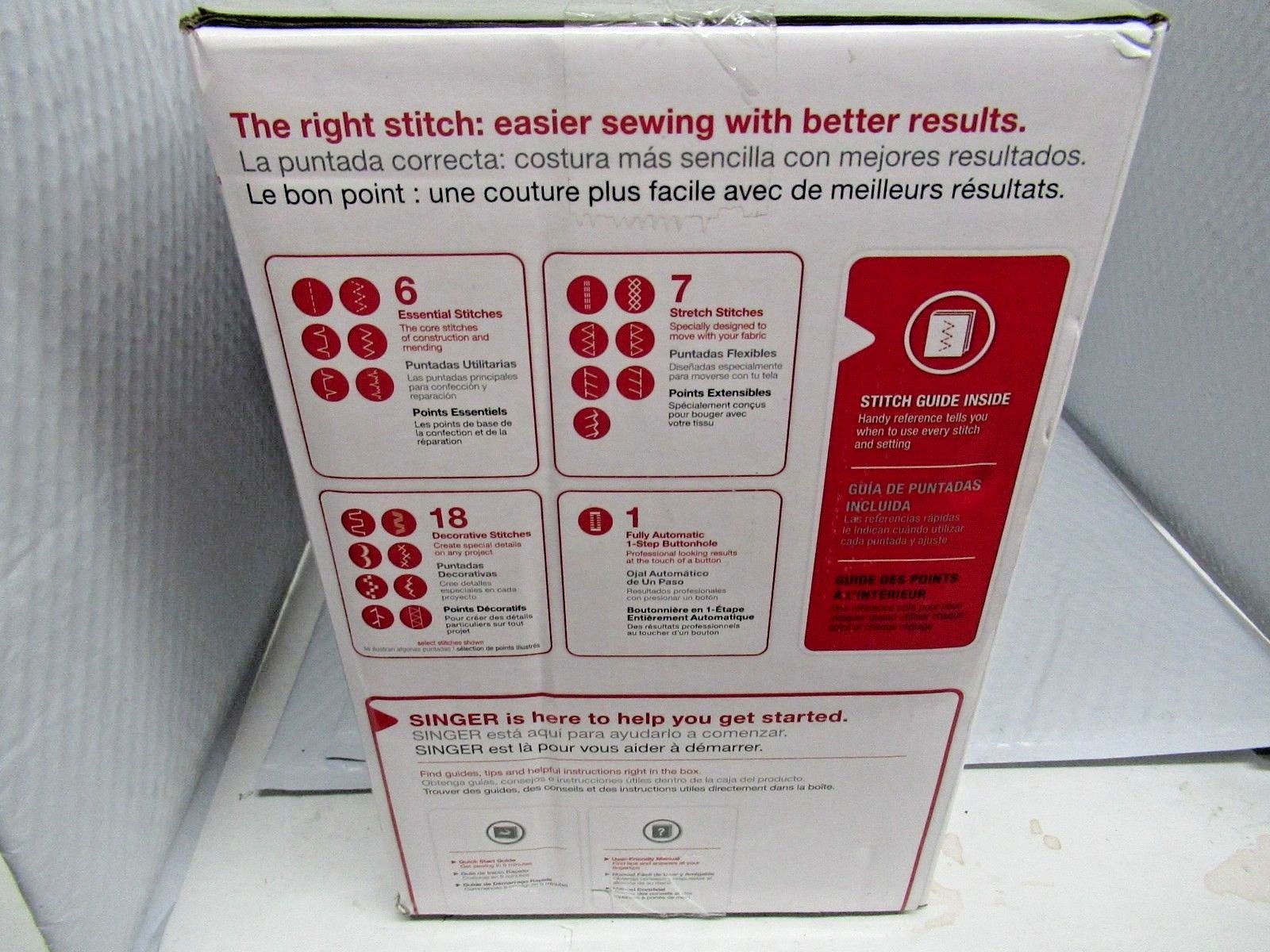 SINGER | Heavy Duty 4432 Sewing Machine with 32 Built-In Stitches, Automatic