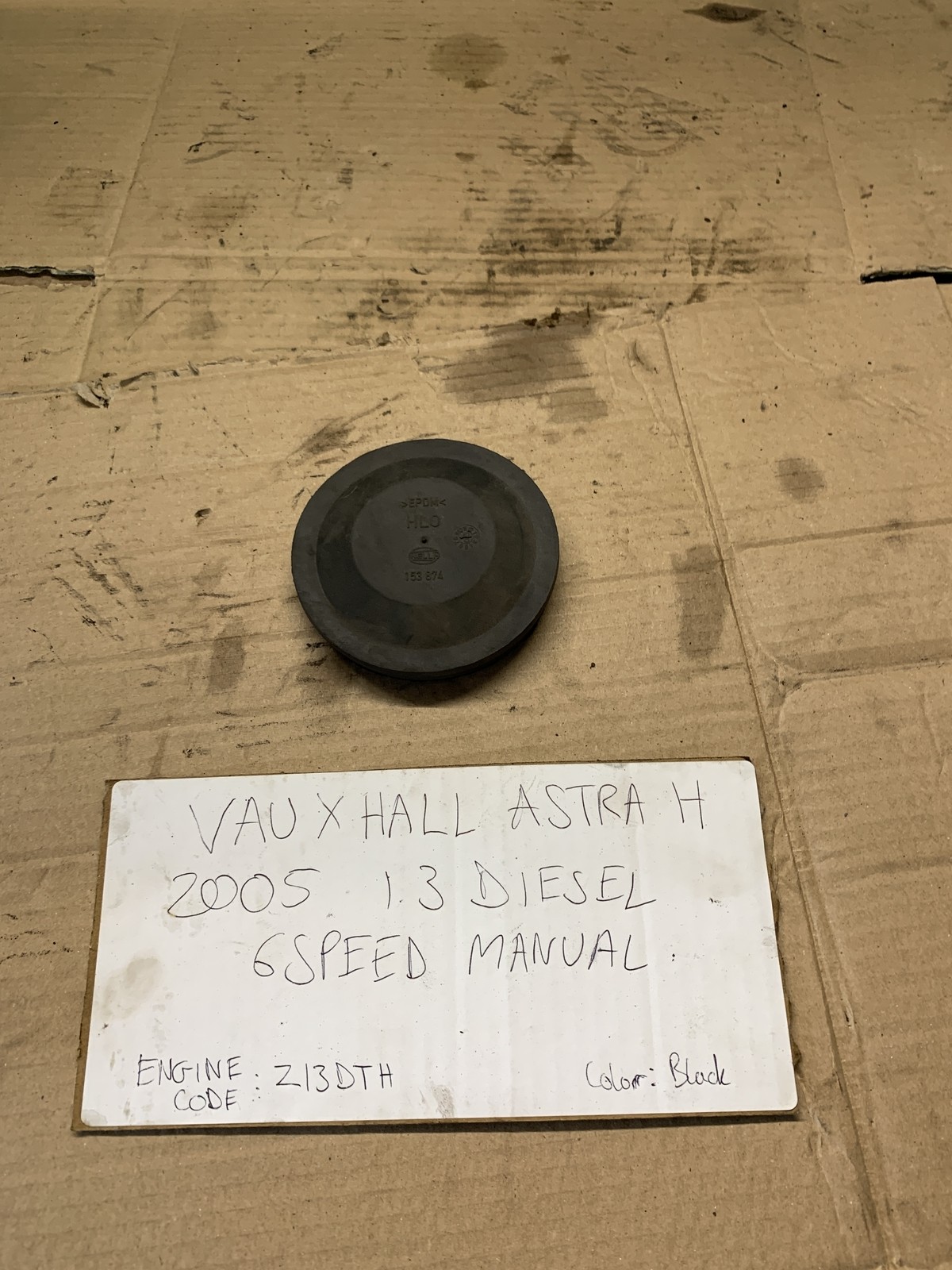 Vauxhall Astra H 2005 1.3 D - Headlamp Headlight Bulb Dust Cover Cap 153874