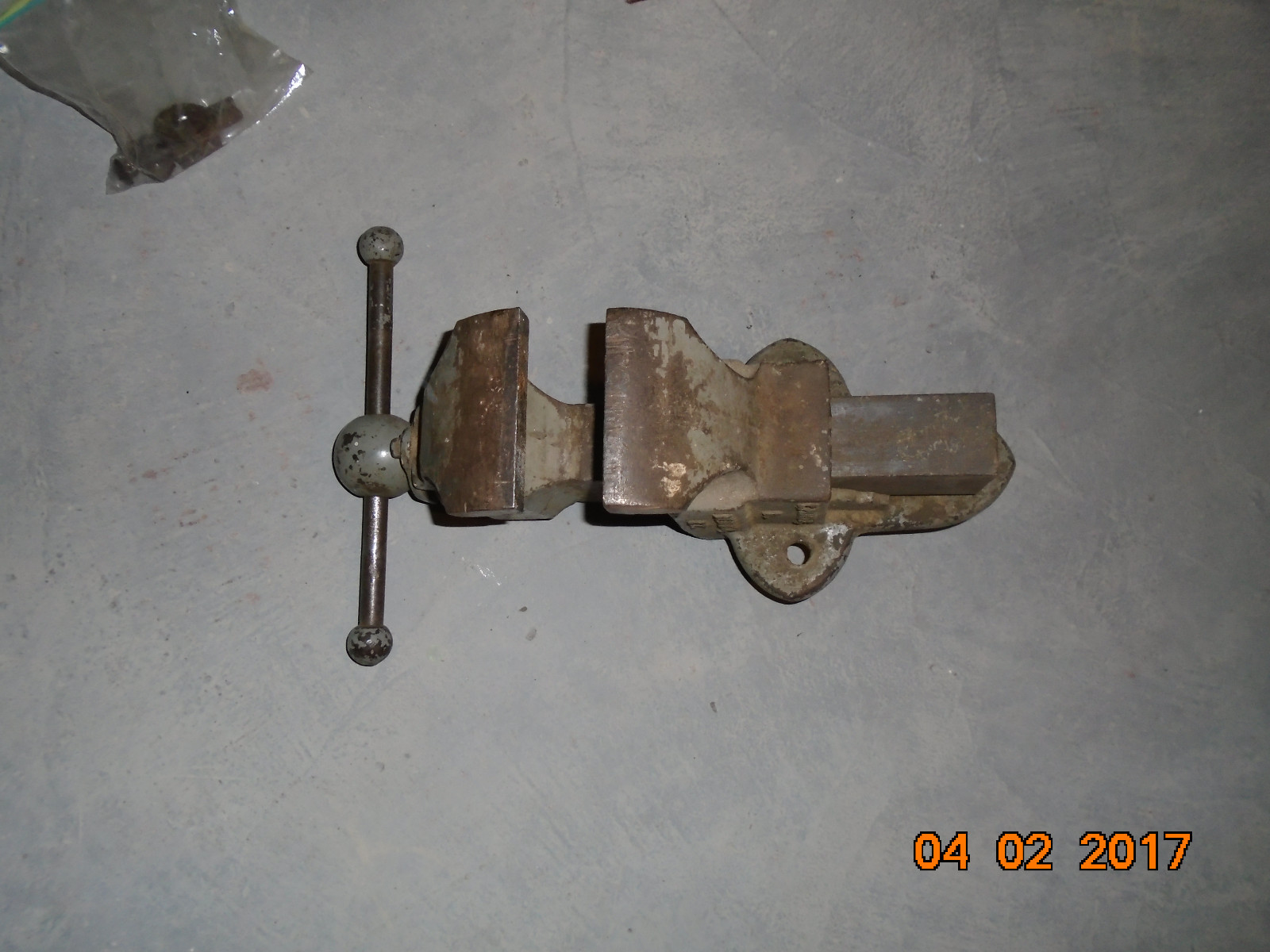 rare C .PARKER very heavy, tool bench  VICE clamp,  4 
