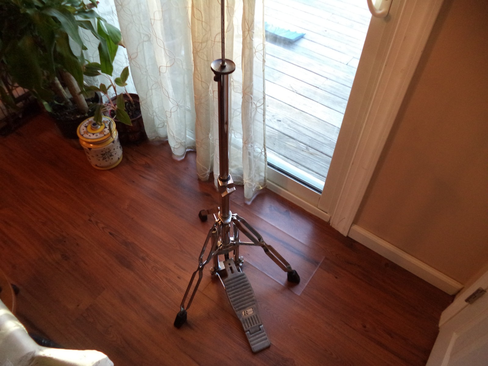 Vintage Rogers Drums R-380  Hi Hat Stand Chain Drive Rogers Big R