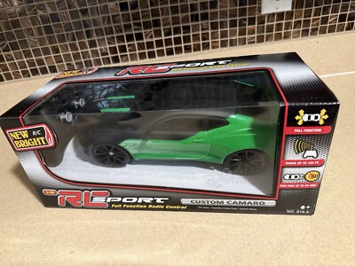 Rare New Bright Custom Camaro RC Sport, Krypton Green Radio Control