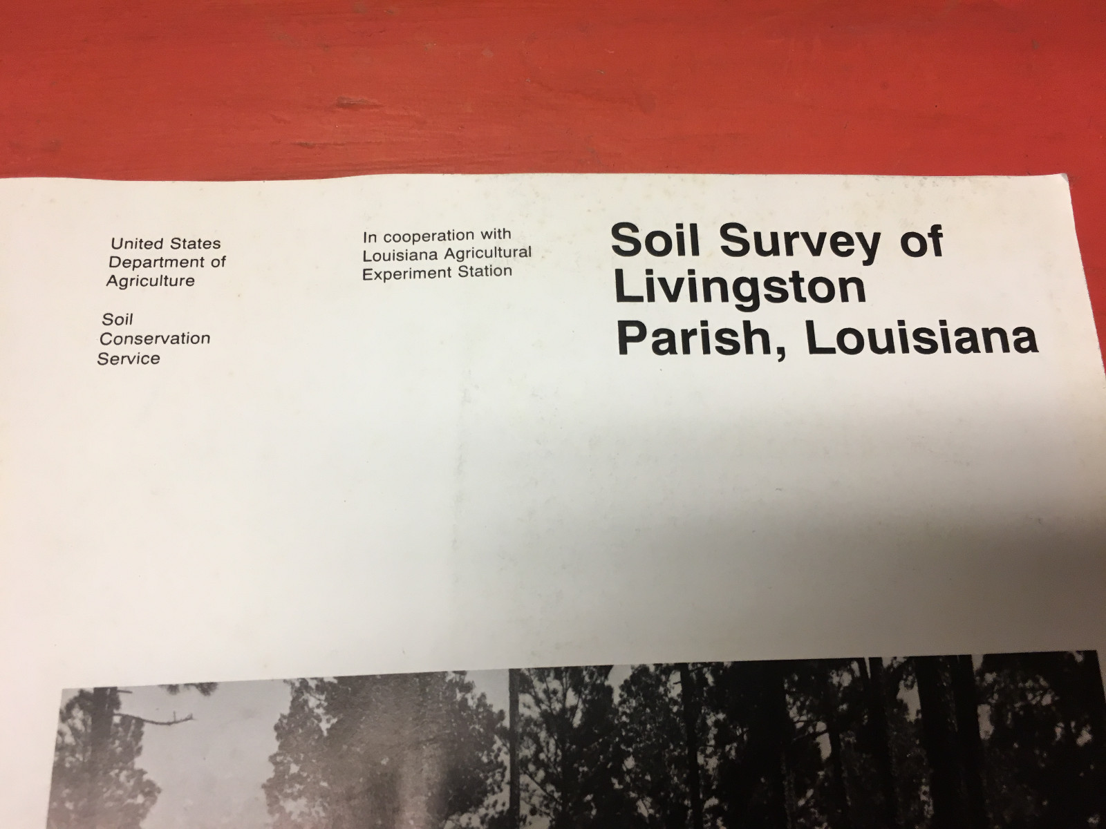 Soil Survey of  Livingston Parish, Louisiana Book with Maps 1991 USDA