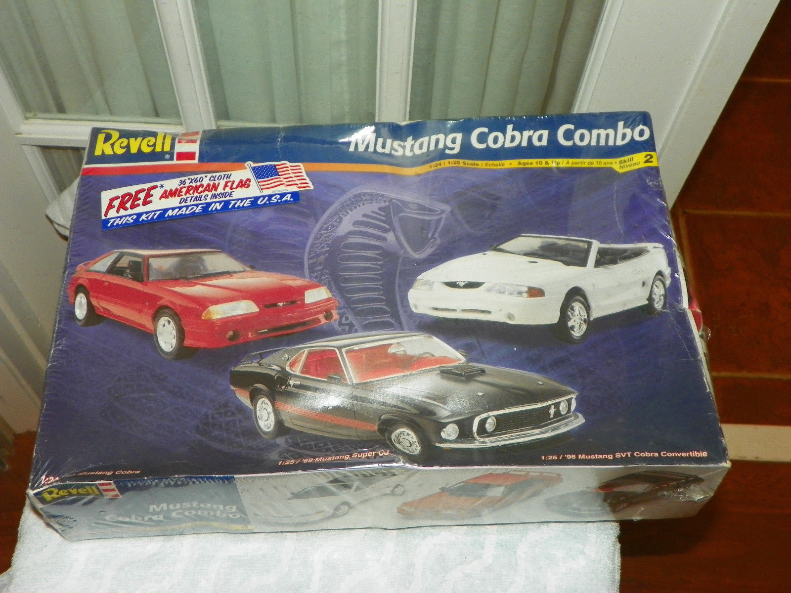 Mustang Cobra Combo Revell Set Of 3 Models 1/24-1/25 Factory Sealed.