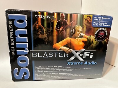 Creative Sound Blaster X-Fi Xtreme Audio SB1040 PCI Expre 7.1 THX Certified Card