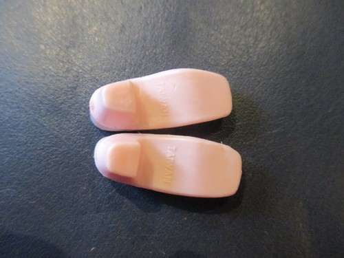 Mod era Barbie pink square toe heel shoes light pink Taiwan