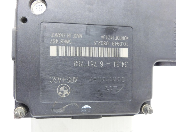 BMW 3er E46 99-01 ABS Steuergerät Aggregat Hydraulikblock BMW 3er E46 99-01 10.07.2000 3451-6751768 100948-08023... Vorschau 6