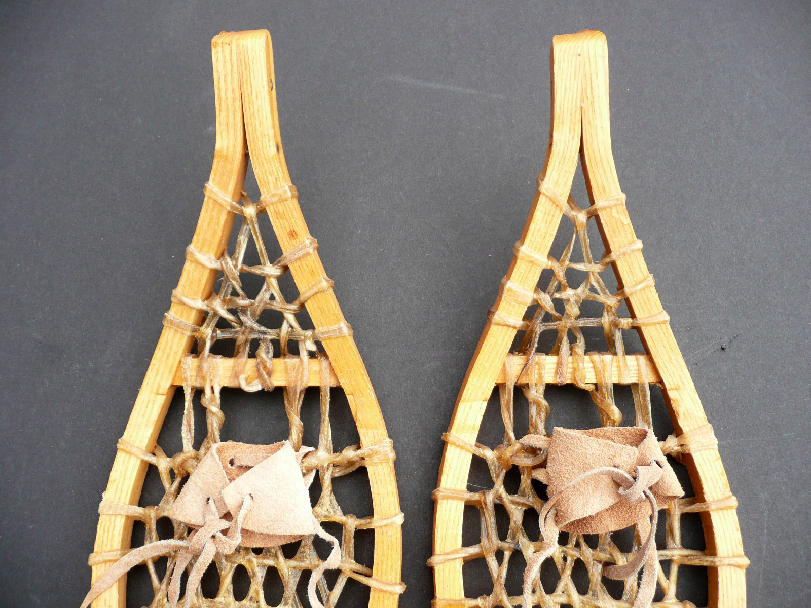 VERY SMALL Indian Made Snowshoes Salesman Sample 20 x 4.5 FREE SHIP