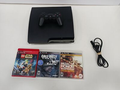 Sony PlayStation 3 Slim Model CECH-2001A & Games Bundle