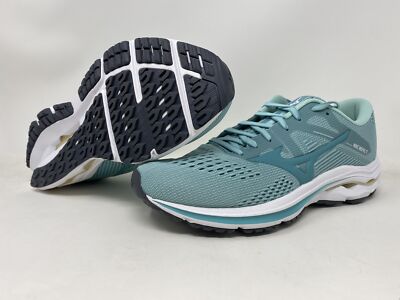 Женские кроссовки Mizuno Wave Inspire 17, цвет Eggshell Blue/Turq, 7,5 B(M) США