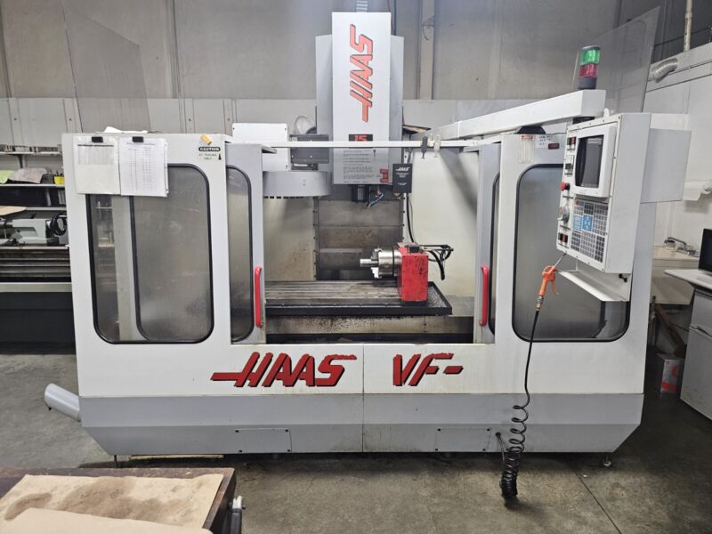 1997 Haas VF-3 Mill-🌟Very Good Condition🌟-with Rotory Head-Low Machine Hours