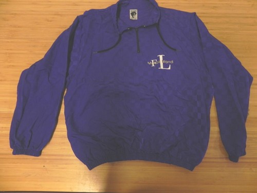 Vintage WiseGuy Windbreaker Jacket Mens Purple One Size