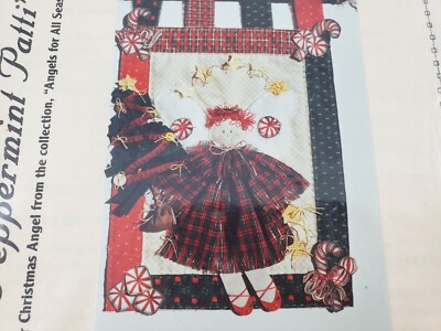 Candyland Express Peppermint Patti Christmas Angel Wall Hanging Quilt Pattern