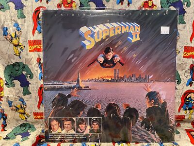 Ken Thorne ''Superman II Soundtrack'' Etched VG/NM Estate Sale Record Vinyl Music