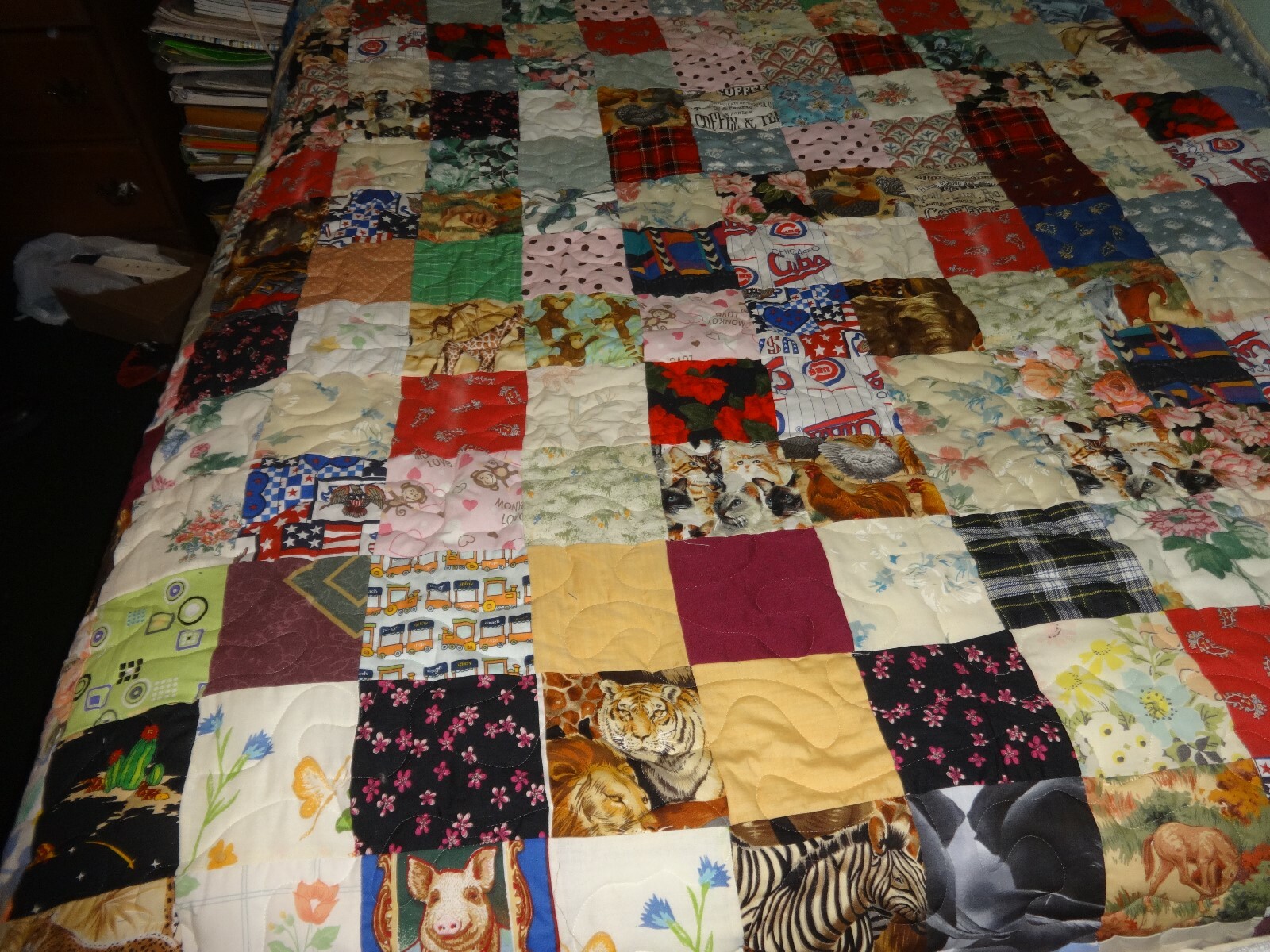 Handmade Granny Square Quilt