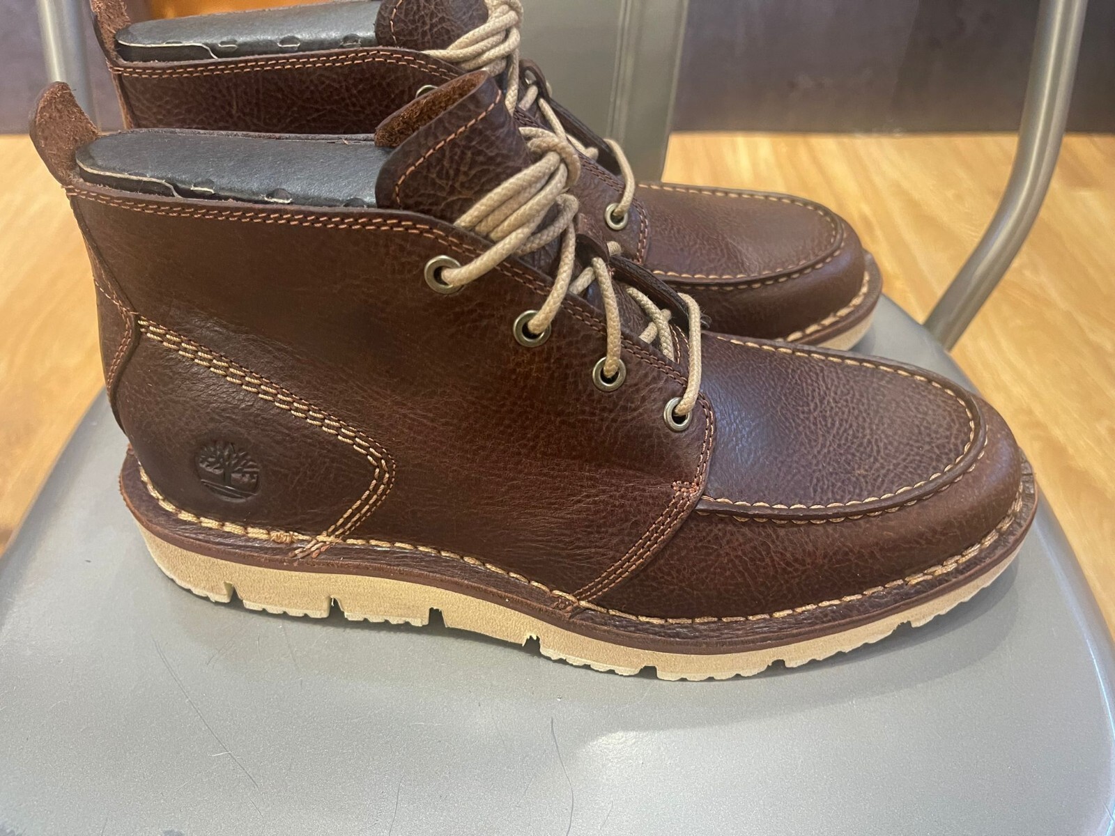 Timberland ブラウン モカシンブーツ US 9.5 Buy Timberland Platform Stone Street 6 Inch Brown Boots from