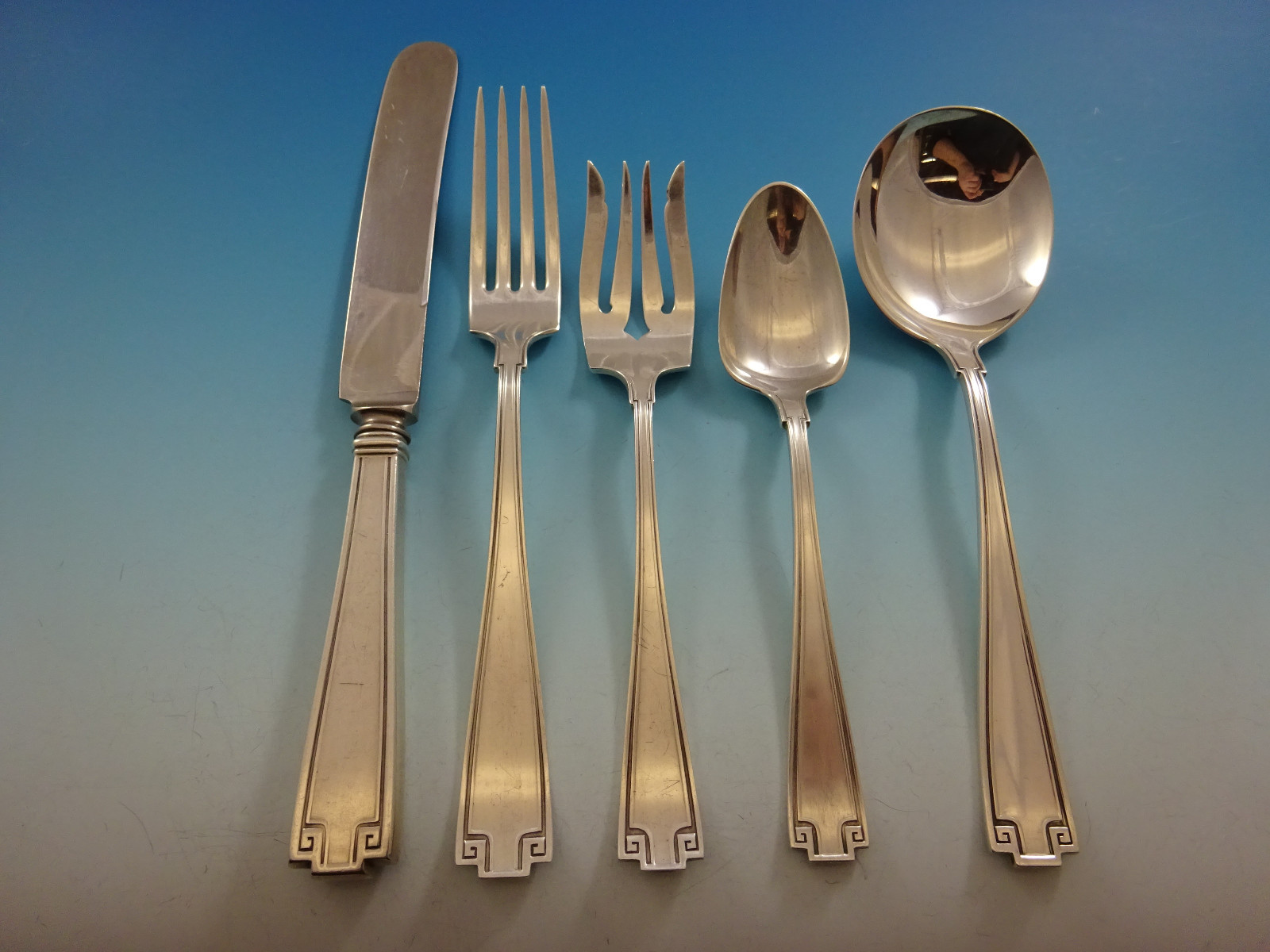 Etruscan by Gorham Sterling Silver Flatware Set 12 Service 66 Pieces eBay