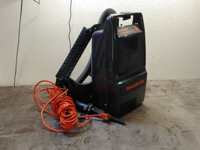 Hoover C2075-080 Commercial Shoulder Vac Backpack Vacuum Cleaner 
