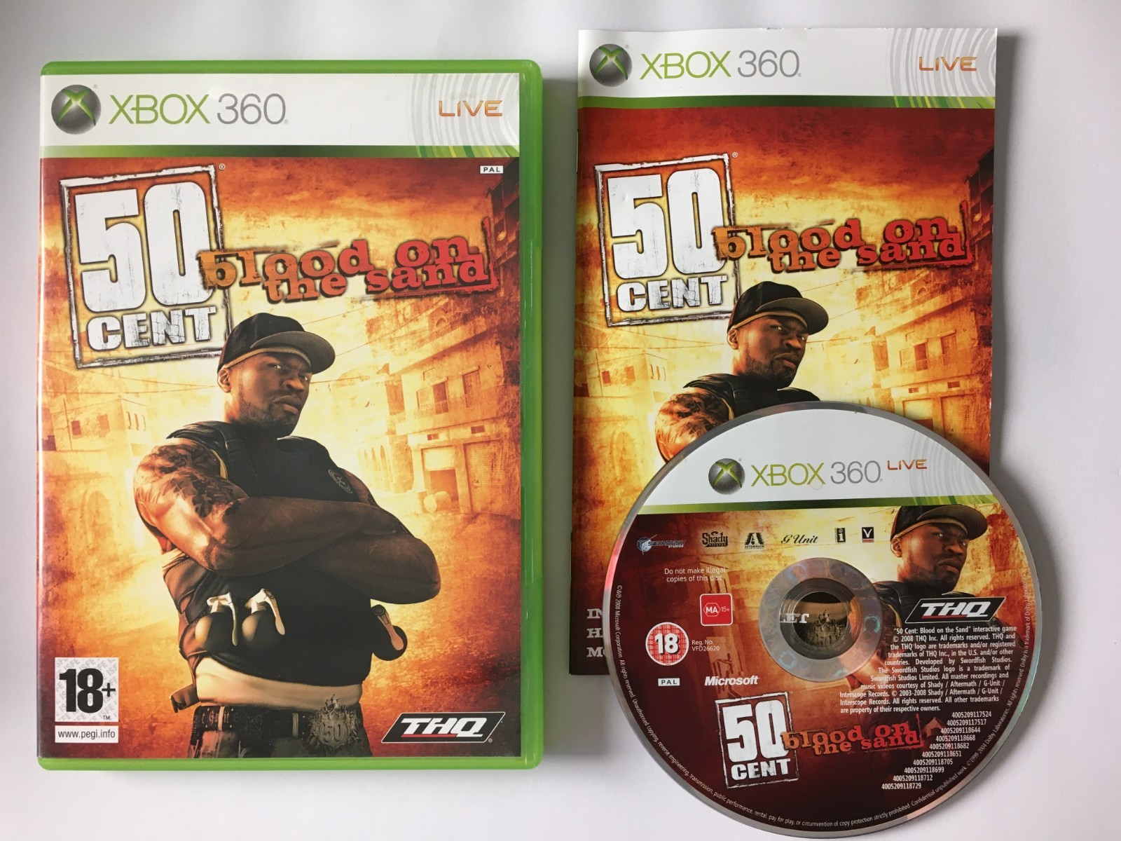 50 Cent Blood On The Sand (Region Free, Works Worldwide