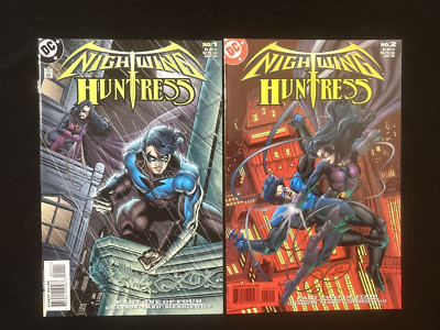 1998 DC NIGHTWING HUNTRESS #1,2 TWO BOOK LOT HIGH GRADE