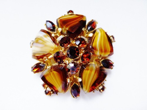 Cadoro Vintage Brooch 1970s Costume Jewelry Neiman Saks Museum