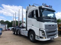 Left hand drive Volvo FH16, 8x4, Timber truck 750hp,