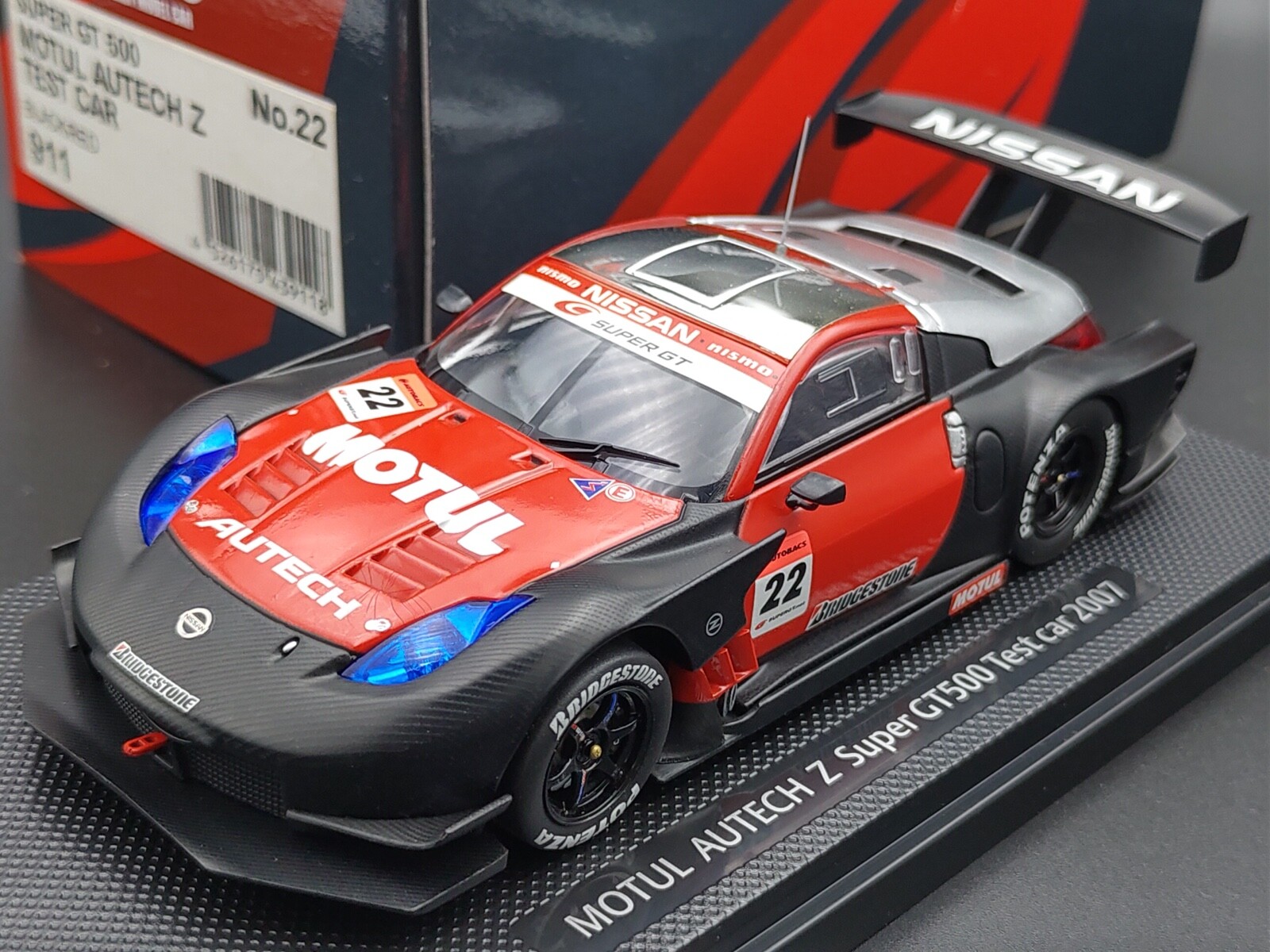EBBRO 2017 日産NISMO GT-R TEST CAR EBBRO 43911 1:43 '07 MOTUL AUTECH NISSAN NISMO Z TEST CAR