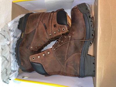 carolina work boots CA8525 10 2E waterproof, composite toe, steel shank, logger