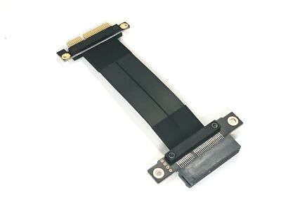 High Speed Shielded PCI-E Express X4 Riser Extension Cable - 100MM