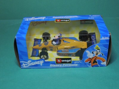 Burago 2904 Goofy Voiture Figurine Formule Formula one F1 Disney 1:24 Dingo
