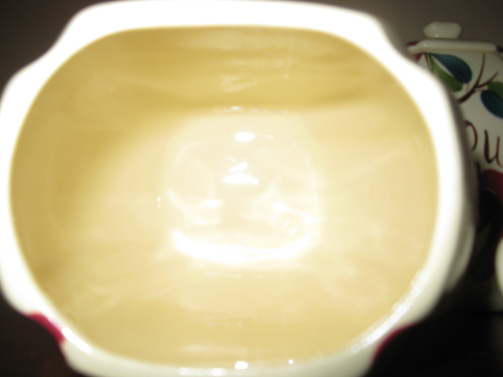 Vintage Purinton Apple Canister  Sugar