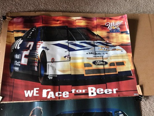 Lot Of 3 Vintgage Miller Racing Posters