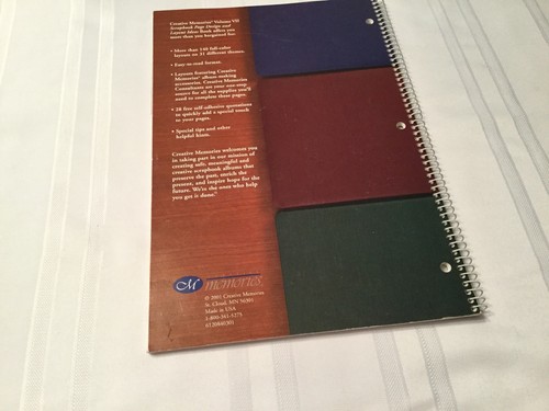 Creative Memories Scrapbook Page Design & Layout Idea Book Volume VII