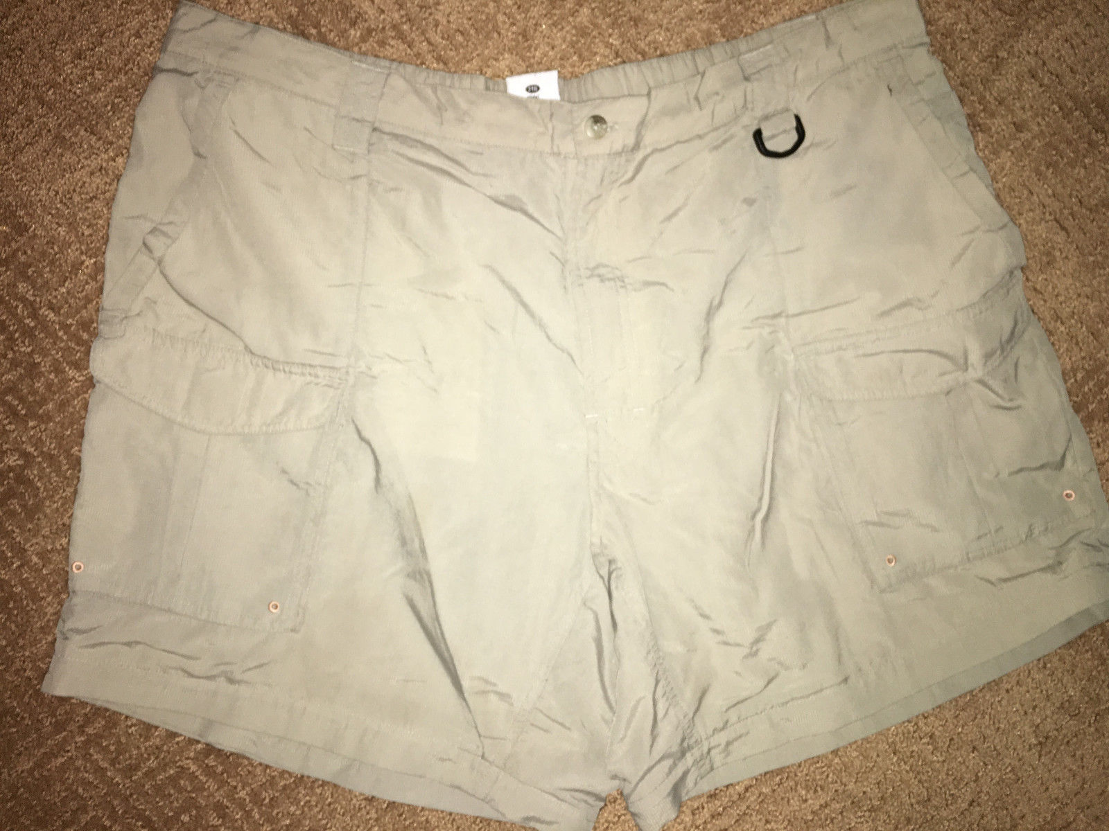 Shorts de nylon Sólido para Homens